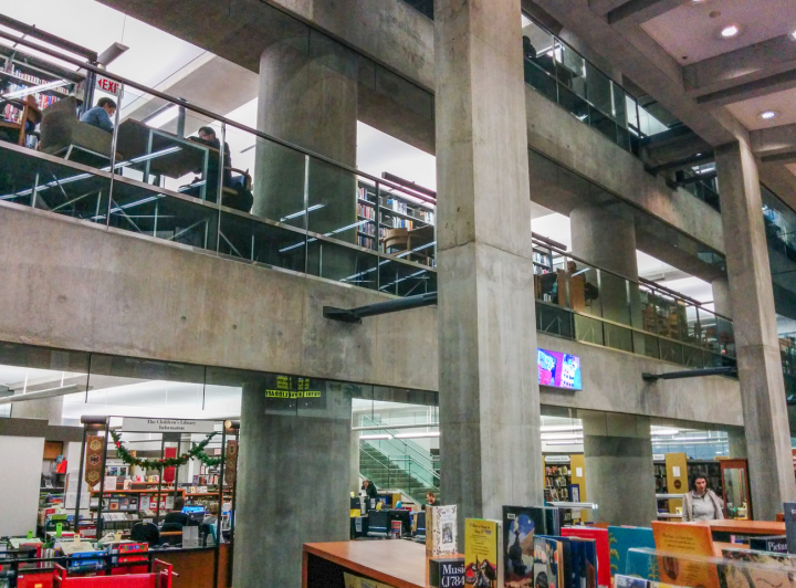 In the children’s section at Vancouver’s Central Public Library