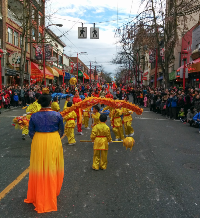 From inside the 2014 Vancouver Chinese New Year parade