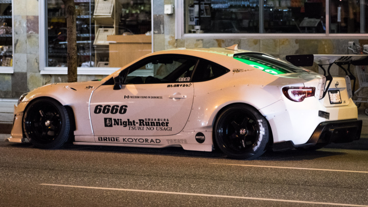 Muscle car on Cambie St