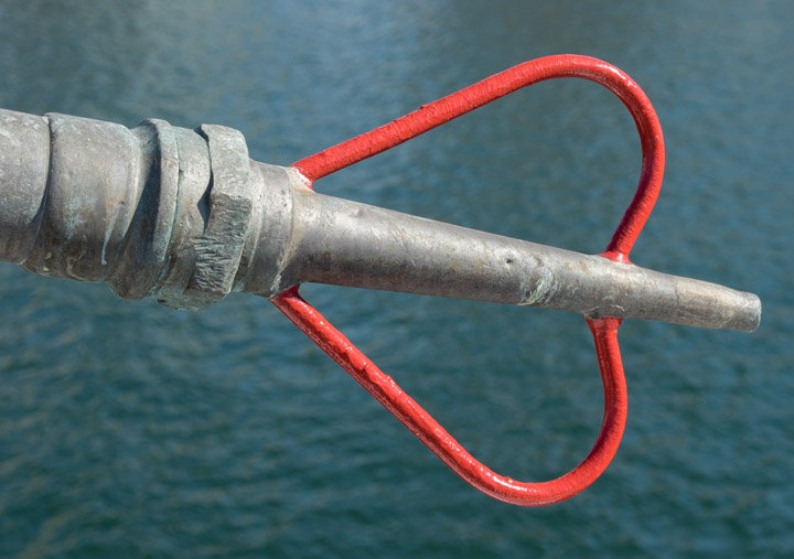 Hose tip on a tugboat