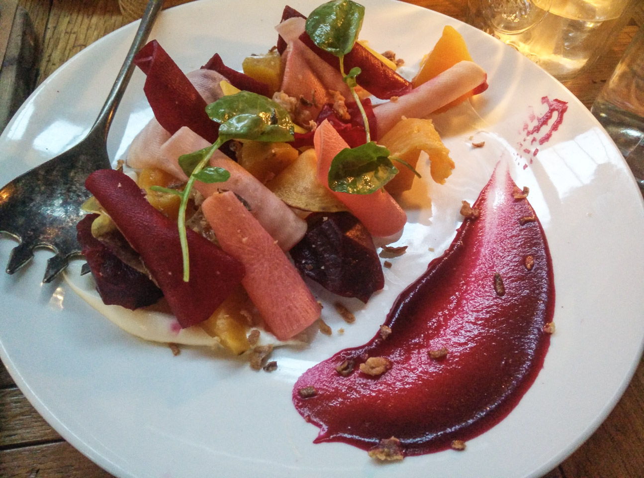 Beet salad at Belgard Kitchen