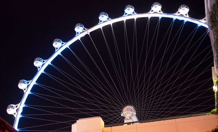 The High Roller ferris wheel in Las Vegas The High Roller ferris wheel in Las Vegas