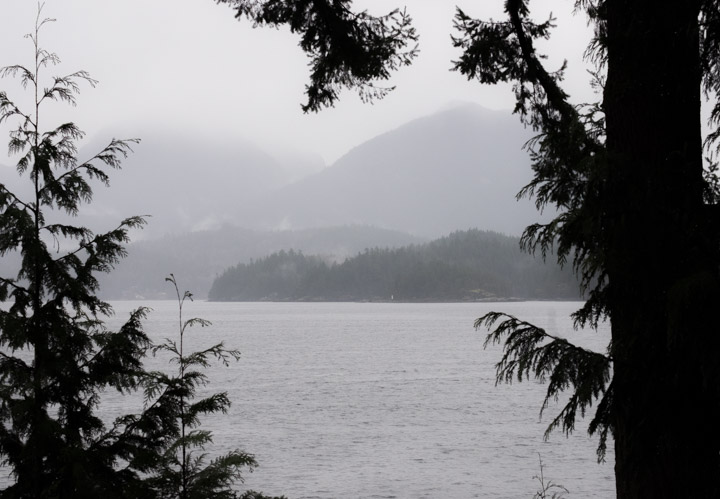 North from Keats Island in winter