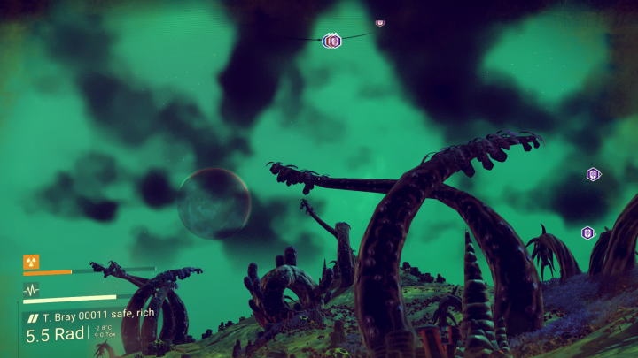 No Man’s Sky, curvy plants