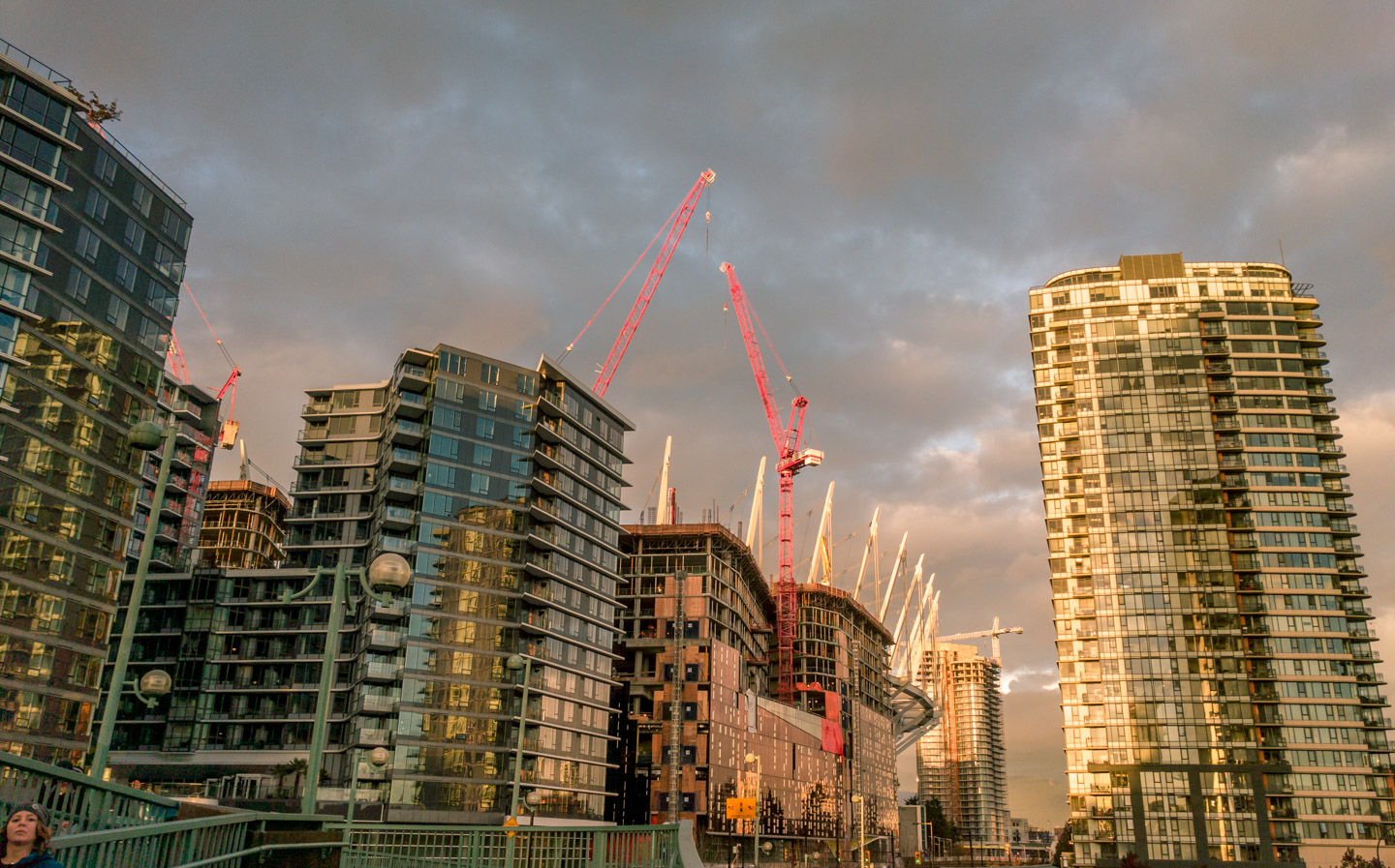 Autumn evening in Vancouver