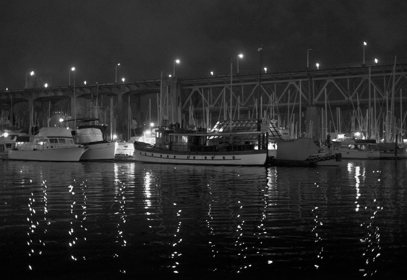 Boats near Vancouver’s Granville Island