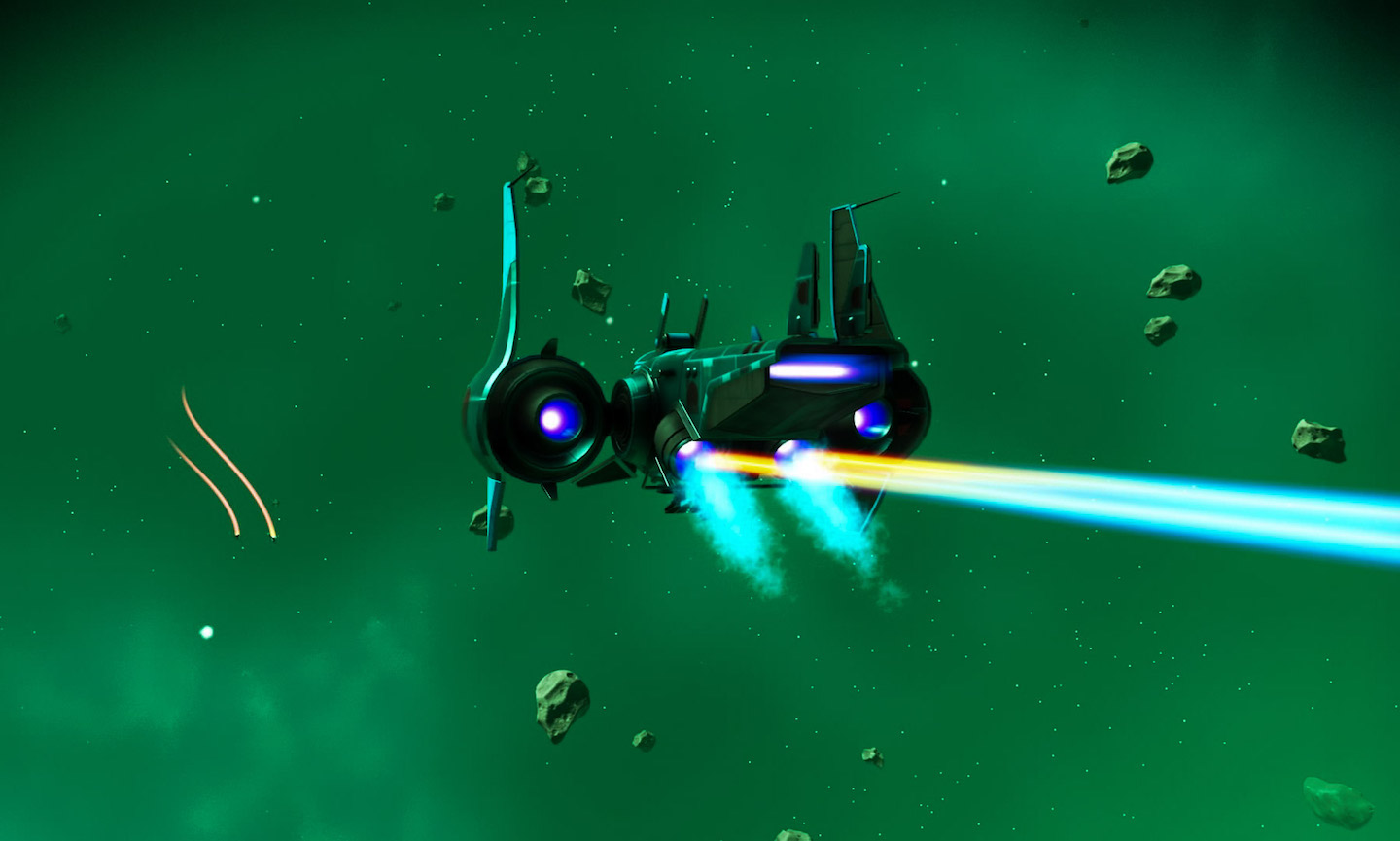 No Man’s Sky; space battle