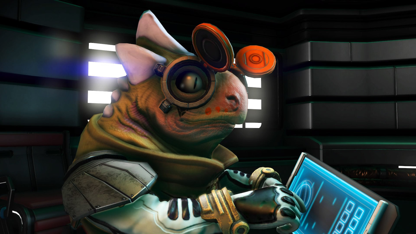 No Man’s Sky; Gek close-up