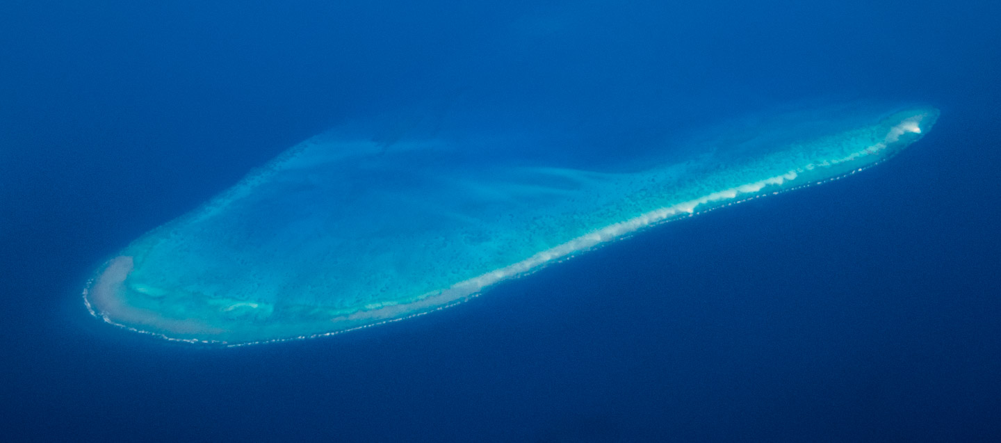 Sandbar somewhere between NZ and Australia