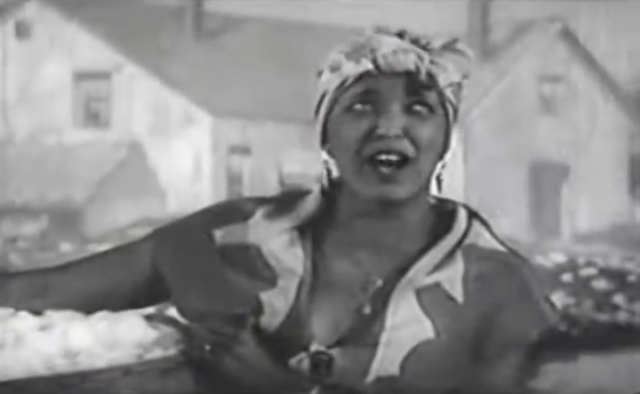 Ethel Waters in “On With the Show!” Ethel Waters in “On With the Show!”