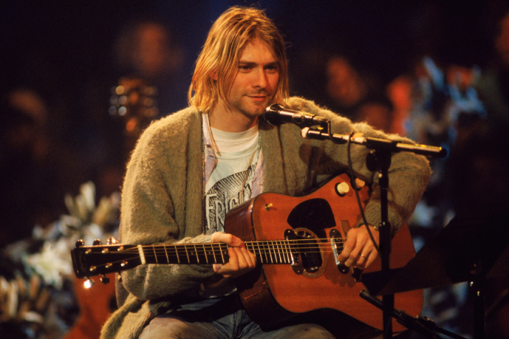 Kurt Cobain on unplugged