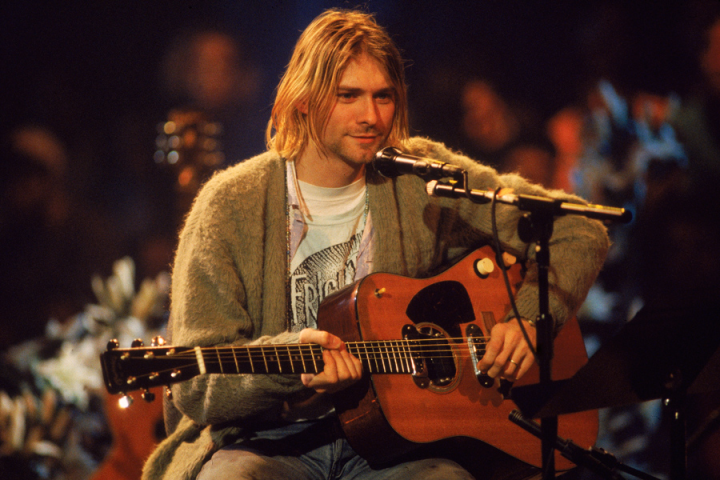 Kurt Cobain on unplugged Kurt Cobain on unplugged