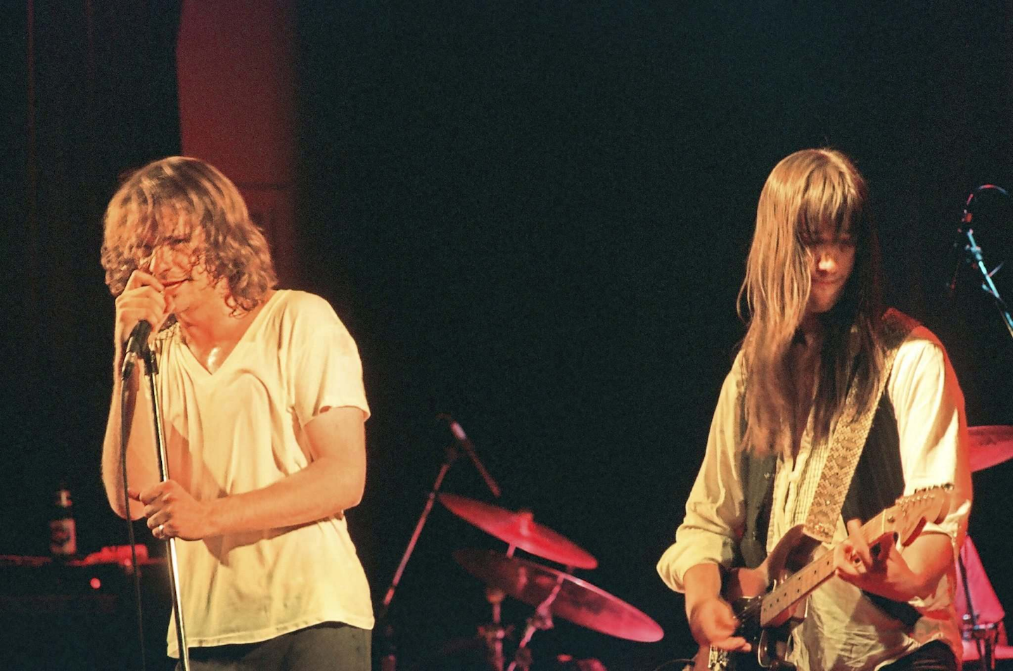 Gord Downie and Rob Baker in 1989