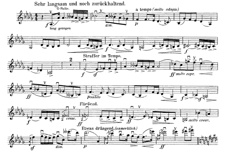 From Mahler’s Symphony No 9