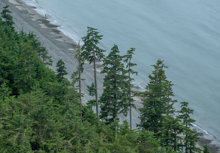 Looking down from Tow Hill, Haida Gwaii