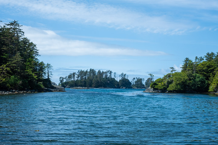 Little bay on Anthony Island, Gwaii Haanas Little bay on Anthony Island, Gwaii Haanas