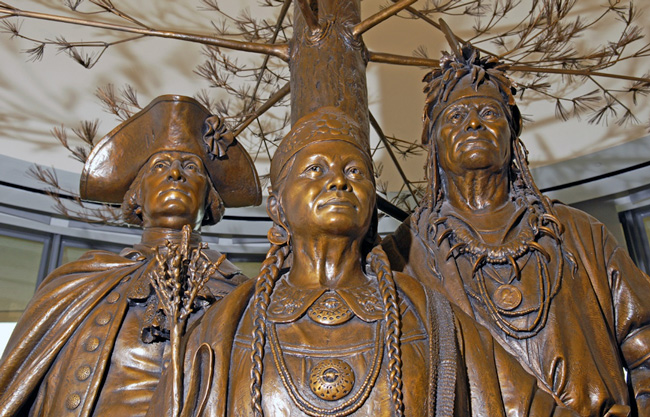 Statue: Allies in War, Partners in Peace Statue: Allies in War, Partners in Peace