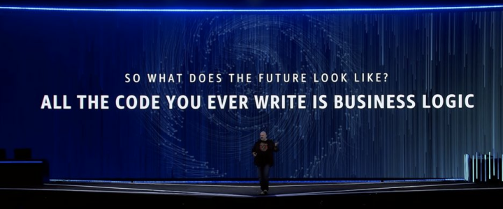 From Werner Vogels’ 2017 re:invent keynote From Werner Vogels’ 2017 re:invent keynote