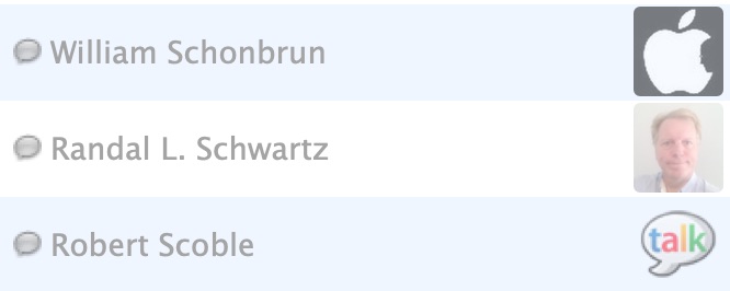 Schonbrun, Schwartz, Scoble