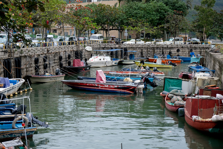 Small boats at Mui Wo Small boats at Mui Wo