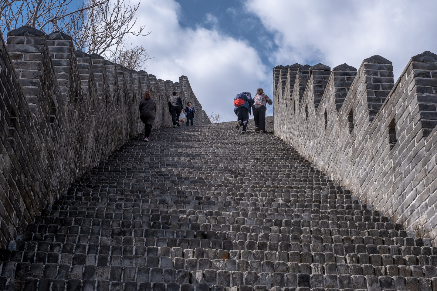 Uphill on the Great Wall