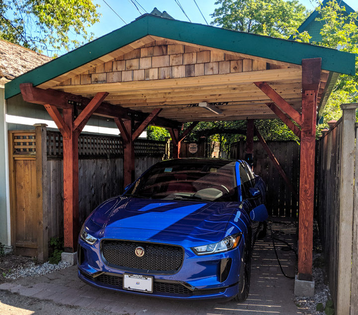 Charging the car at home