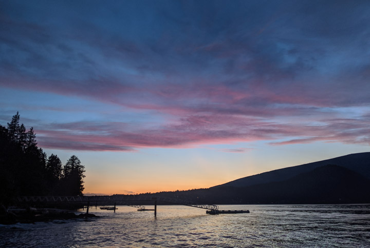 Howe Sound sunset Howe Sound sunset