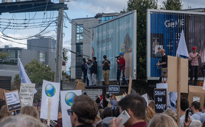 Photographers at the Climate Strike