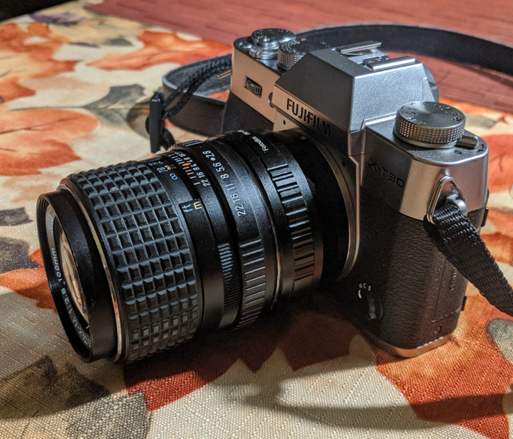 Fujifilm XT-30 with Pentax M