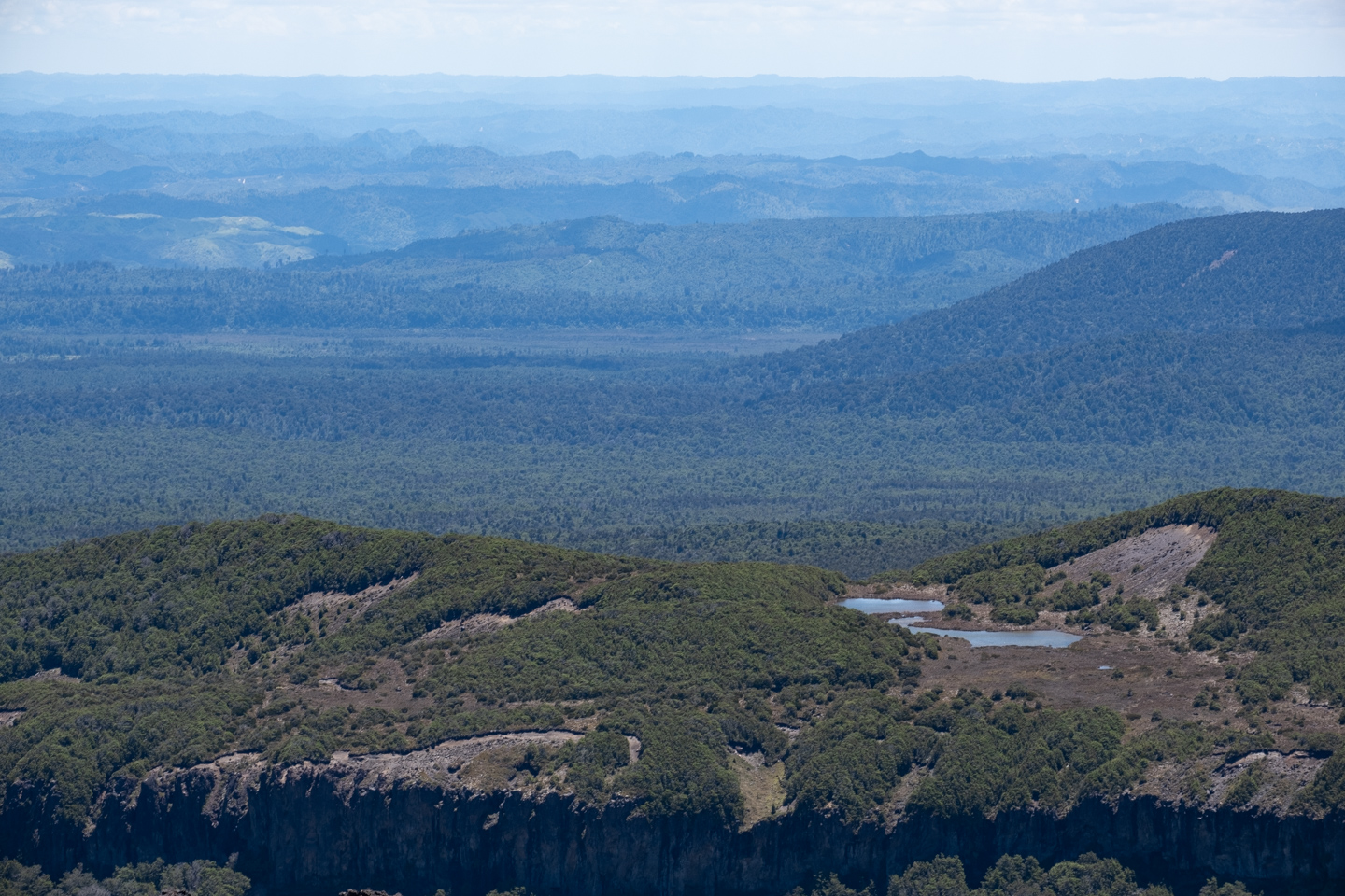 View southwest from Ruapehu