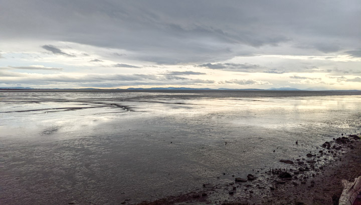 Tidal flats at Iona Park, Vancouver