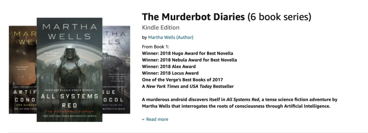 The Murderbot Diaries by Martha Wells The Murderbot Diaries by Martha Wells