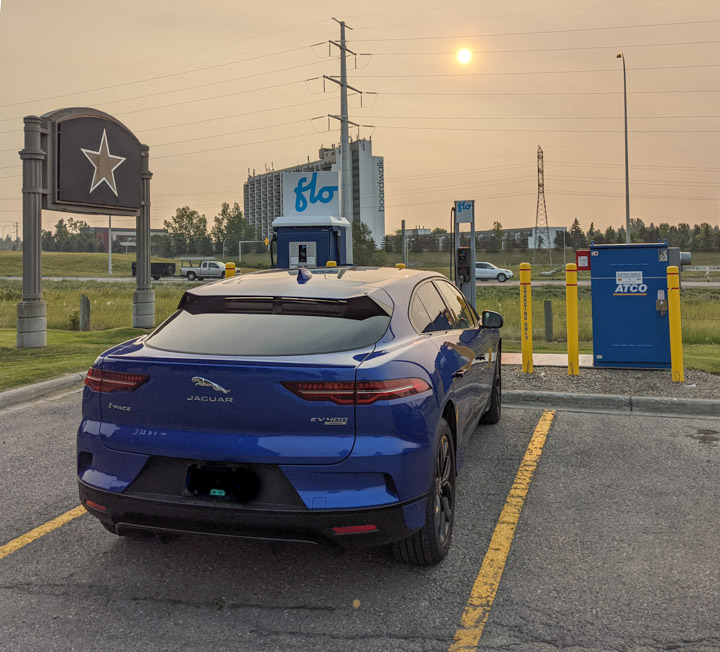 Smoky sun in Calgary