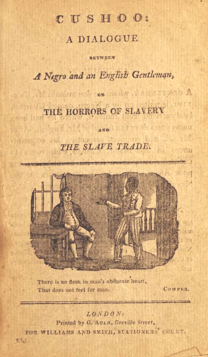 Cushoo: An anti-slavery pamphlet