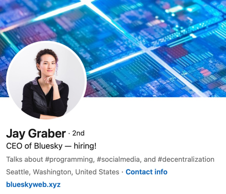 Jay Graber’s LinkedIn page