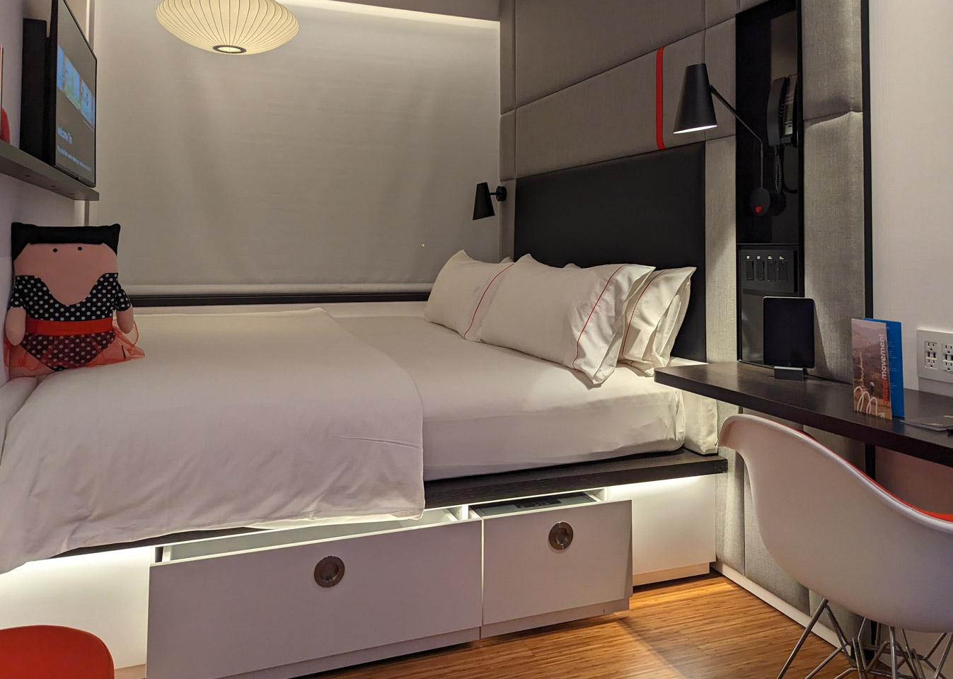 Postmodern hotel room