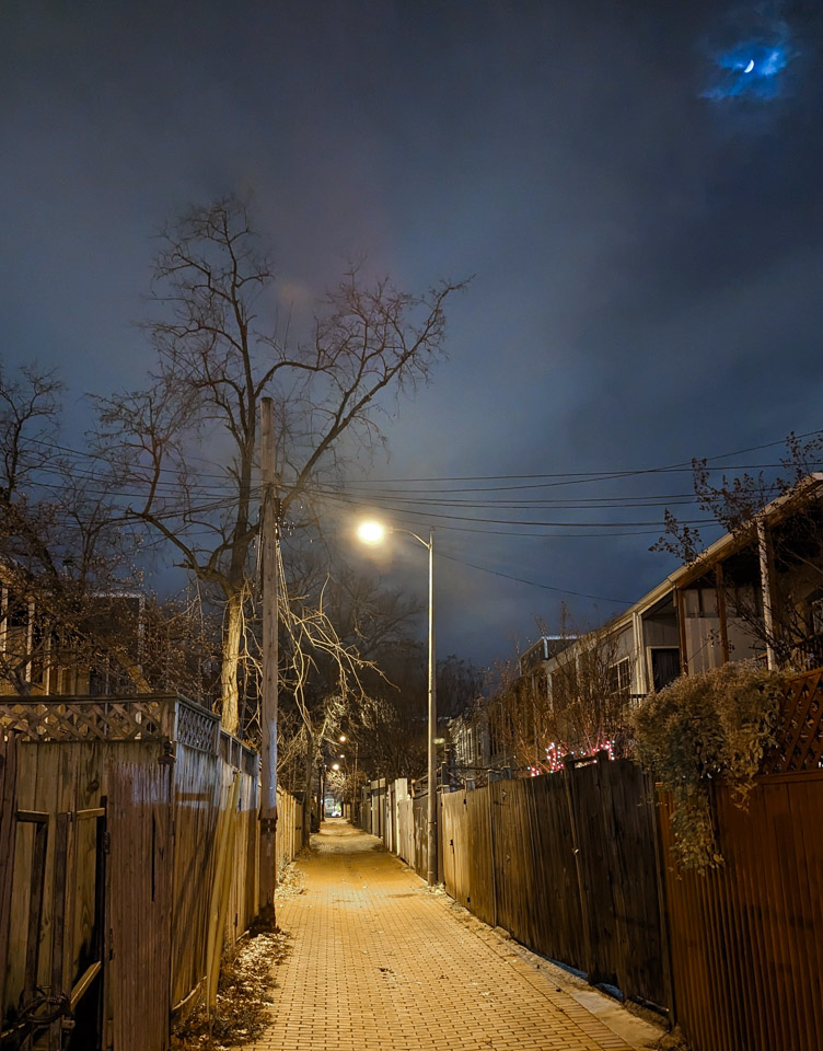 A back alley in Southwest Washington, DC