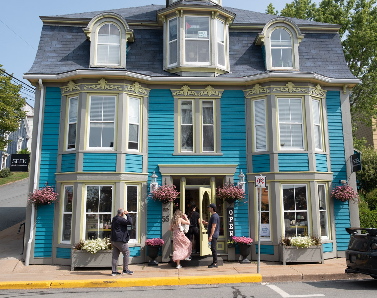 Blue house in Lunenberg