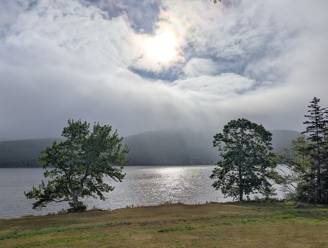 Sky drama over Lake Ainsley