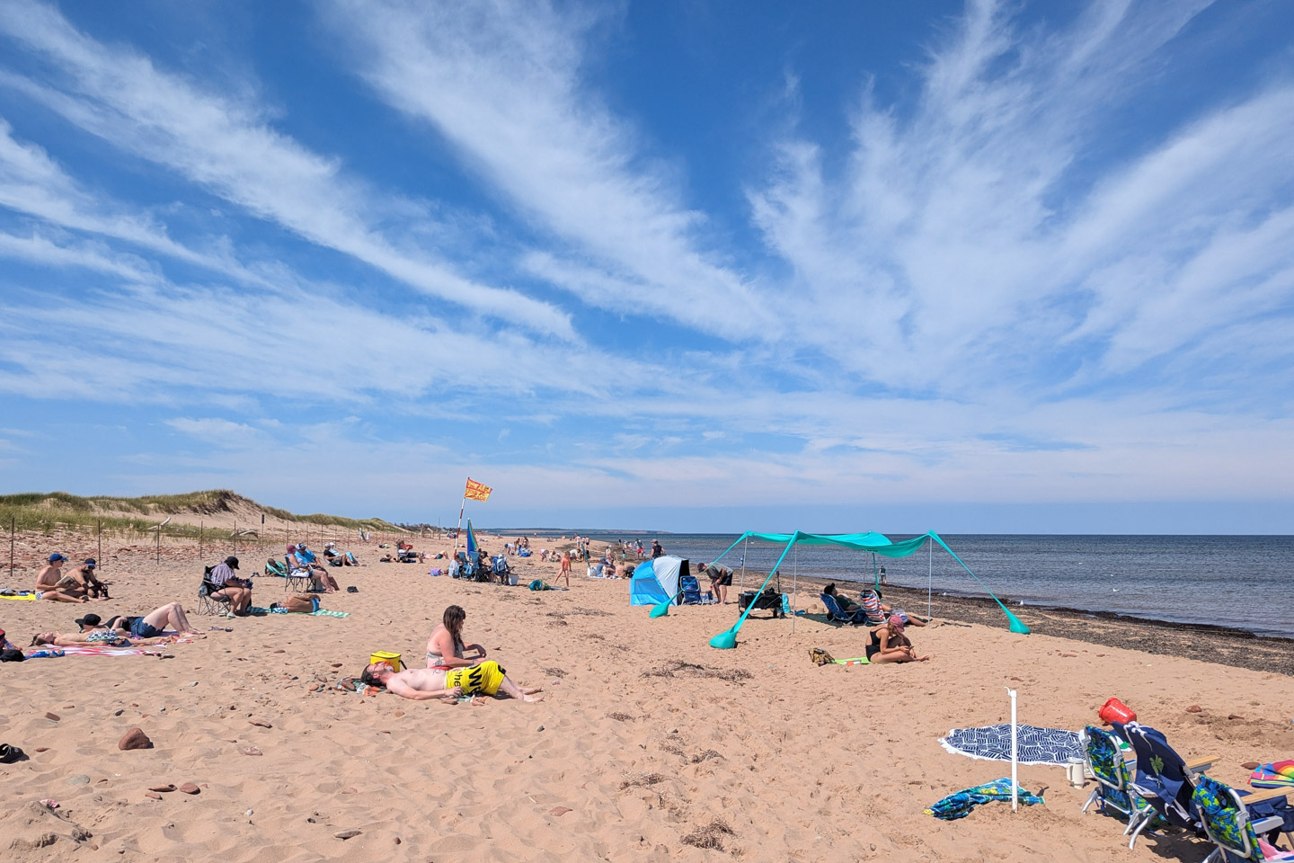 Swimming at Cavendish, PEI