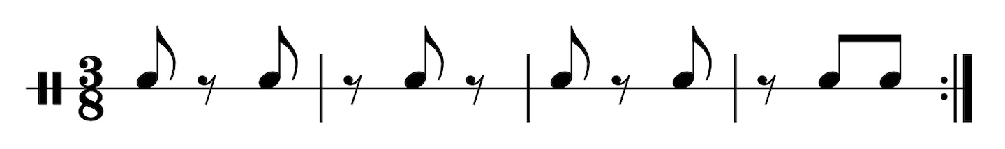 bell pattern variation