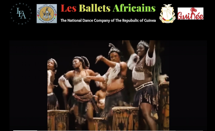 Les Ballets Africains homepage