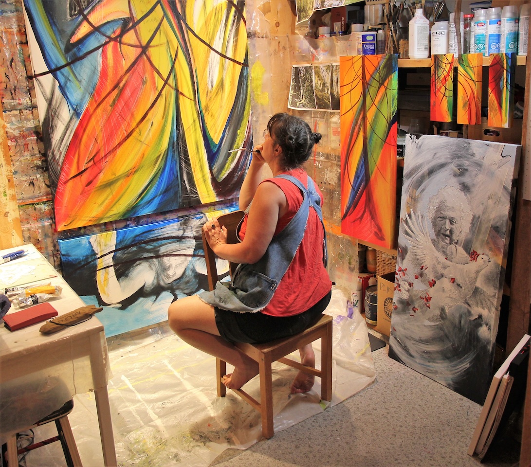Emily van Lidth de Jeude painting