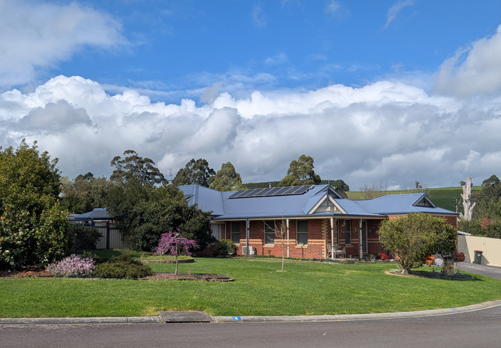 A brick house in Warragul, Australia